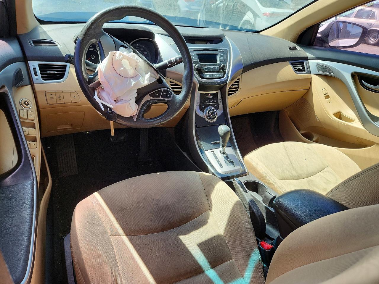 2013 Hyundai Elantra Gls White vin: 5NPDH4AE9DH344561