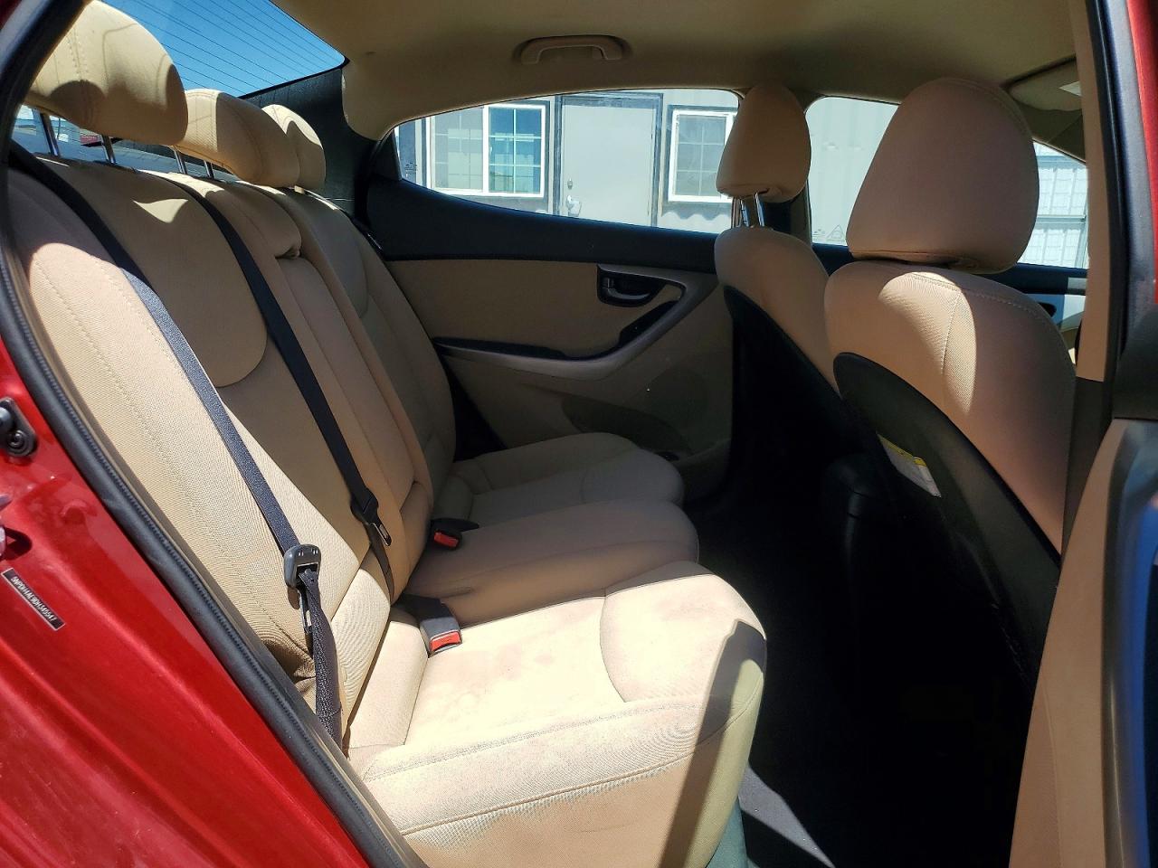 2013 Hyundai Elantra Gls Burgundy vin: 5NPDH4AE9DH345547