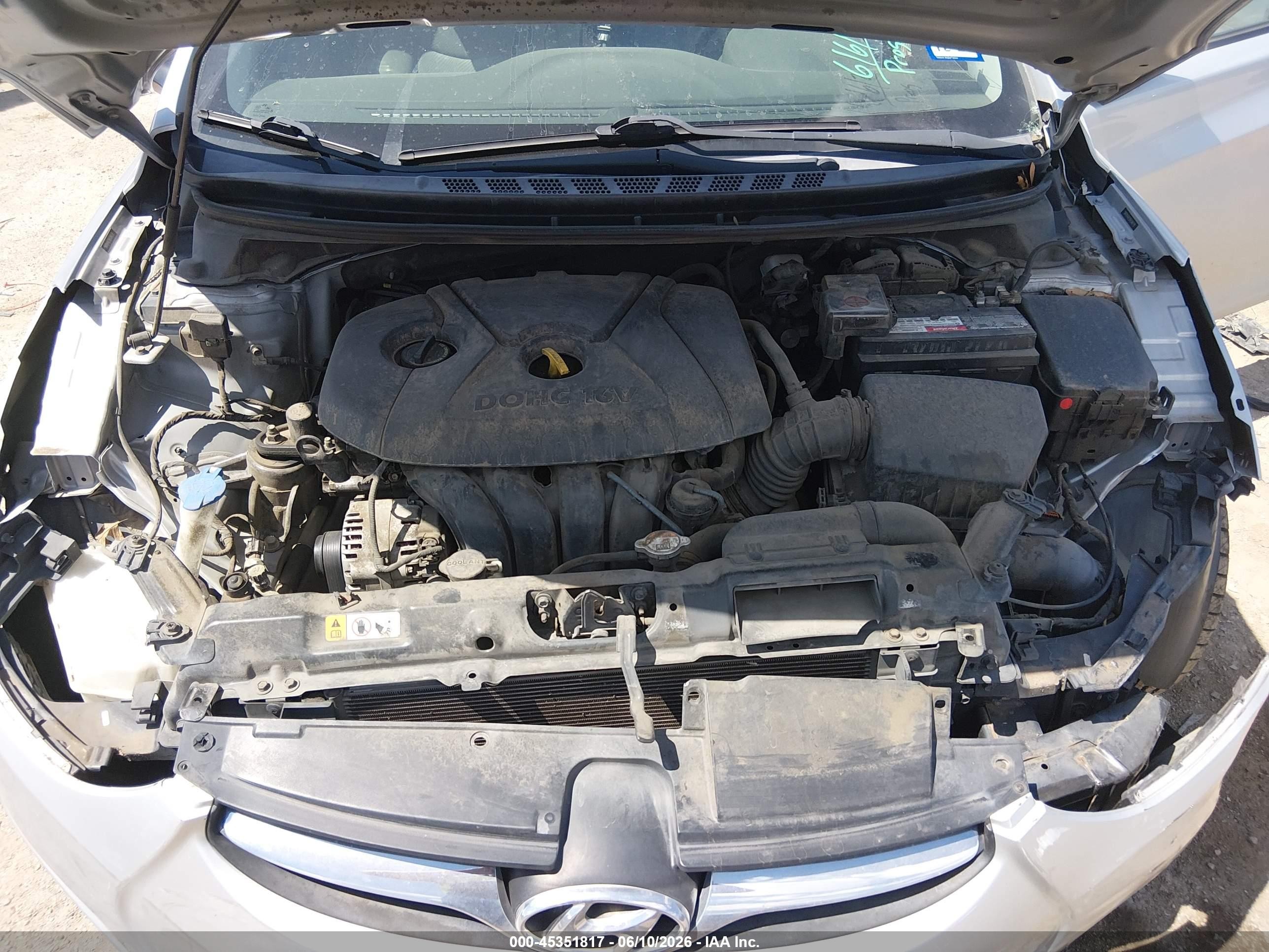 2013 Hyundai Elantra Gls Silver vin: 5NPDH4AE9DH346178