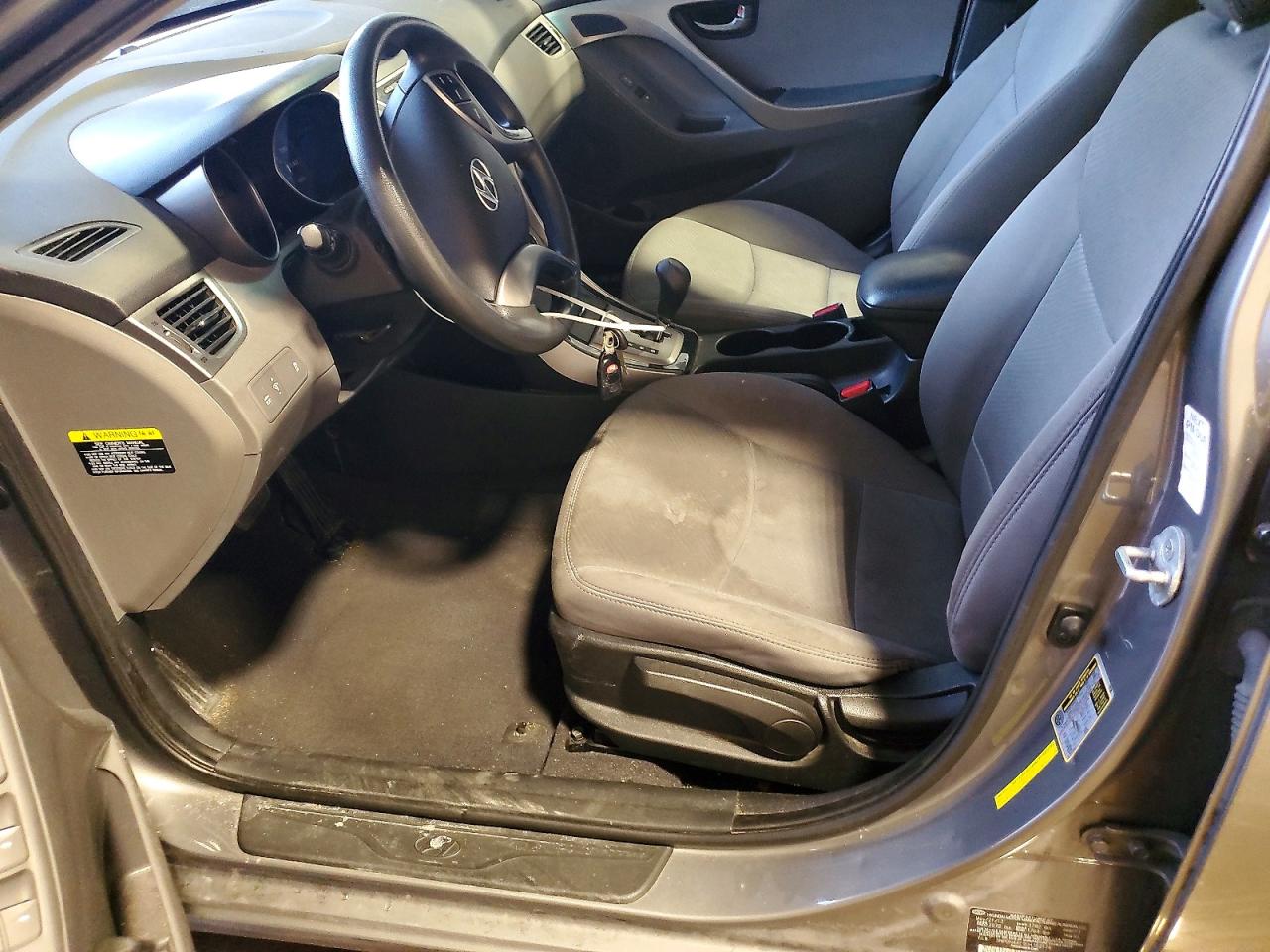 2013 Hyundai Elantra Gls Gray vin: 5NPDH4AE9DH352174