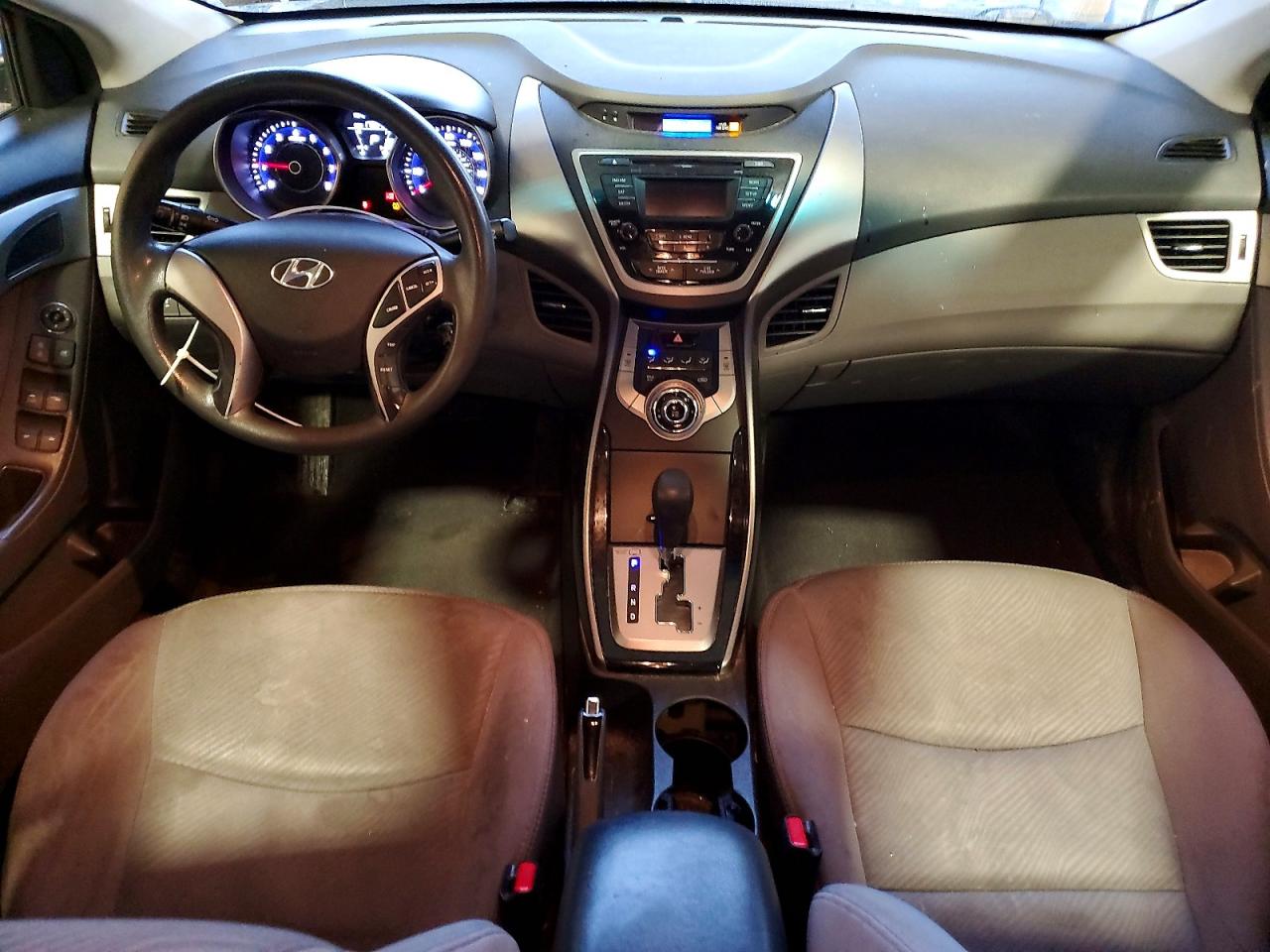2013 Hyundai Elantra Gls Gray vin: 5NPDH4AE9DH352174