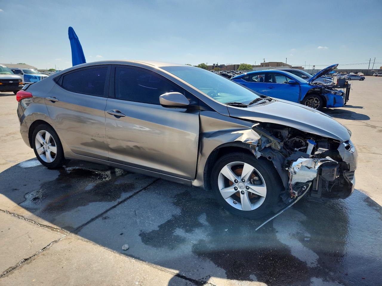 2013 Hyundai Elantra Gls Tan vin: 5NPDH4AE9DH354040