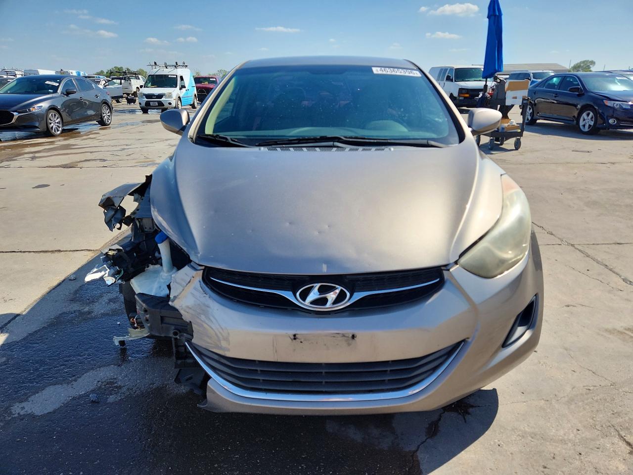 2013 Hyundai Elantra Gls Tan vin: 5NPDH4AE9DH354040