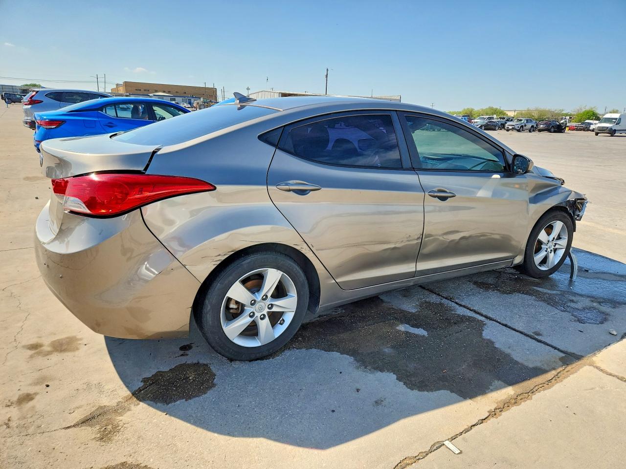 2013 Hyundai Elantra Gls Tan vin: 5NPDH4AE9DH354040