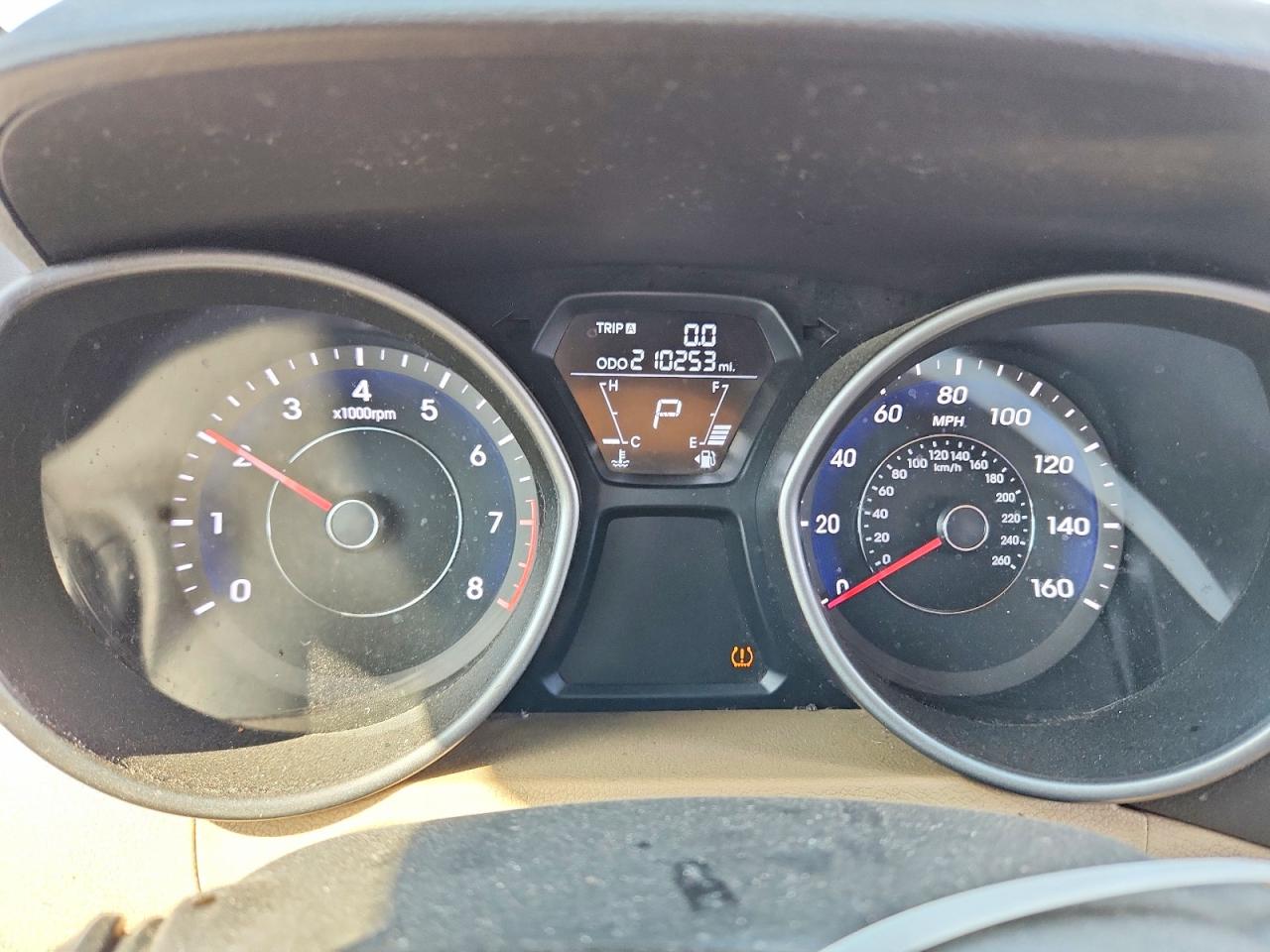 2013 Hyundai Elantra Gls Tan vin: 5NPDH4AE9DH354040