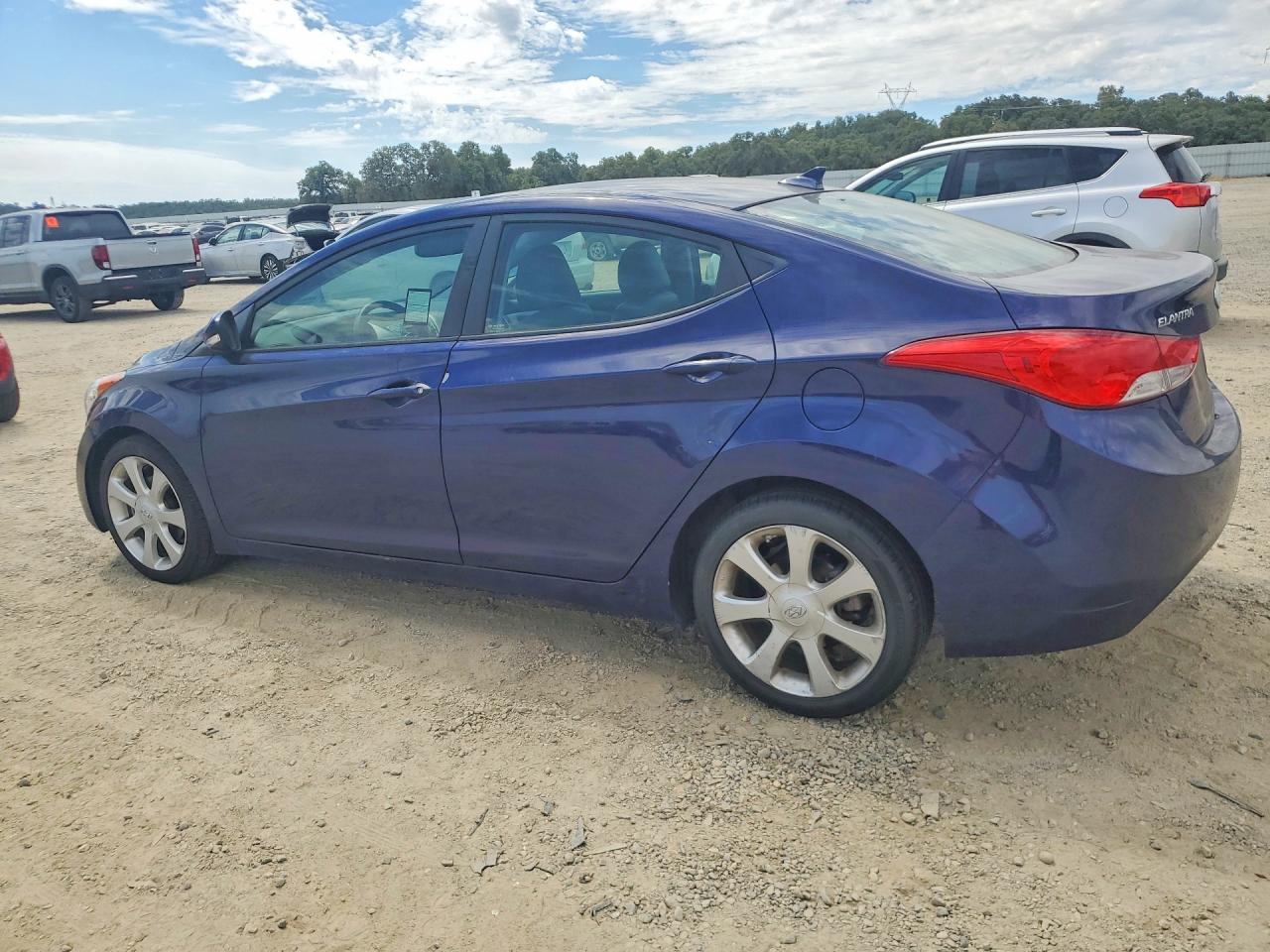2013 Hyundai Elantra Limited Blue vin: 5NPDH4AE9DH363207