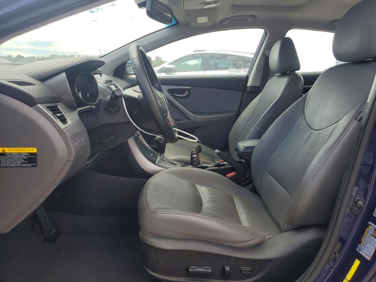 2013 Hyundai Elantra Limited Blue vin: 5NPDH4AE9DH363207