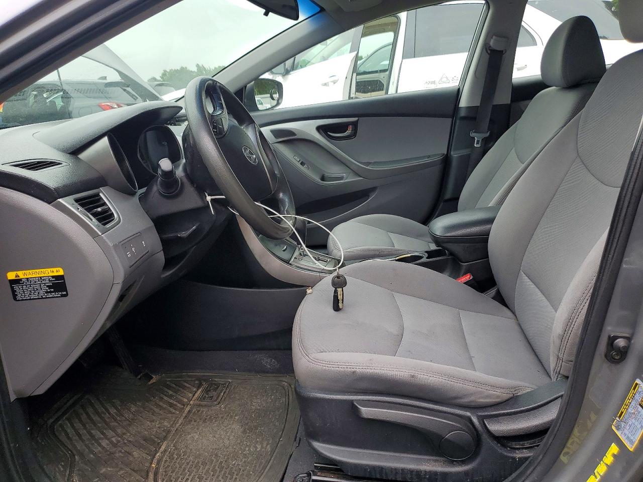 2013 Hyundai Elantra Gls Gray vin: 5NPDH4AE9DH367791