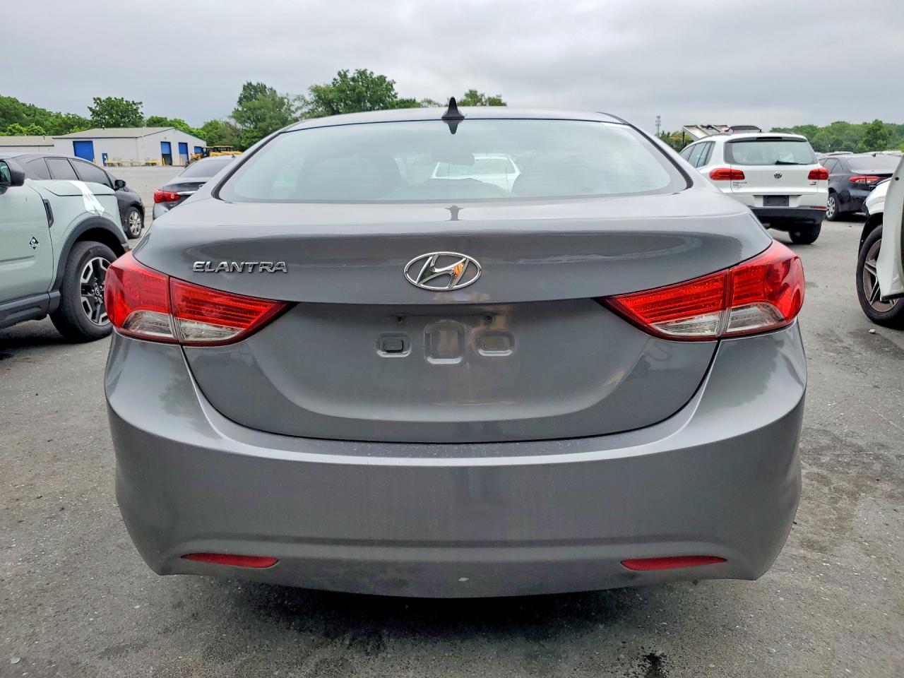 2013 Hyundai Elantra Gls Gray vin: 5NPDH4AE9DH367791