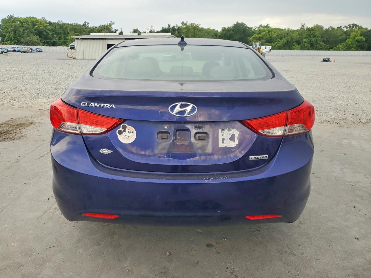 2013 Hyundai Elantra Limited Blue vin: 5NPDH4AE9DH384493