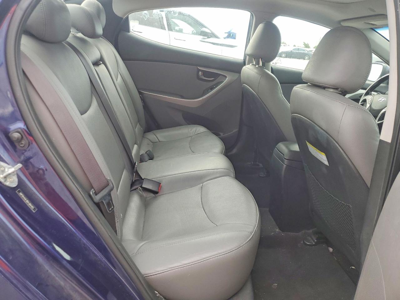 2013 Hyundai Elantra Limited Blue vin: 5NPDH4AE9DH384493