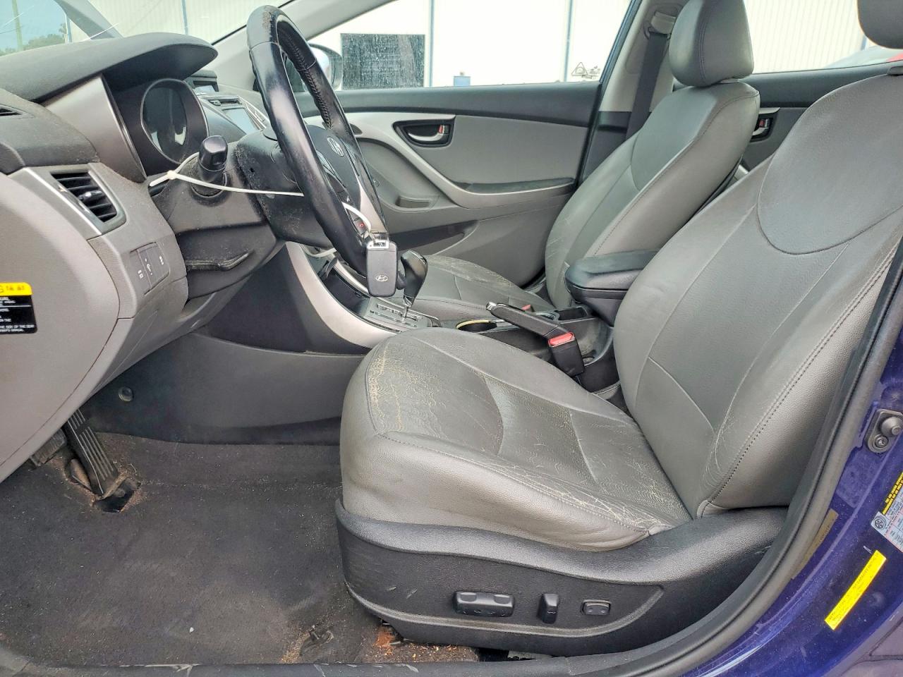 2013 Hyundai Elantra Limited Blue vin: 5NPDH4AE9DH384493