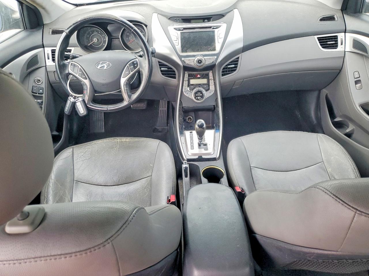 2013 Hyundai Elantra Limited Blue vin: 5NPDH4AE9DH384493