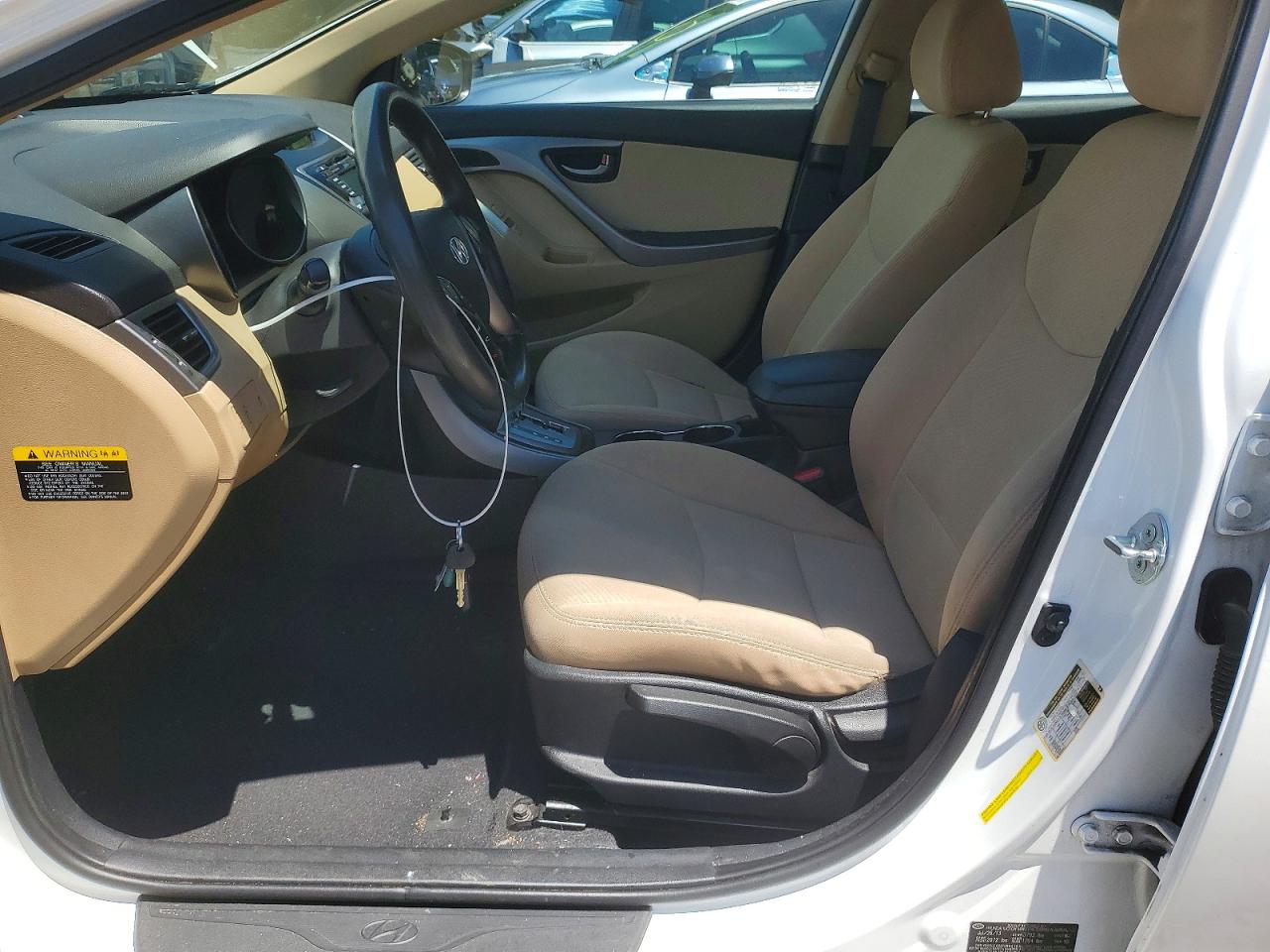 2013 Hyundai Elantra Gls Белый vin: 5NPDH4AE9DH388026