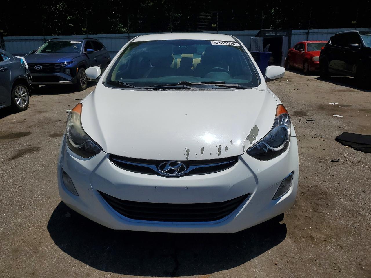 2013 Hyundai Elantra Gls Белый vin: 5NPDH4AE9DH388026