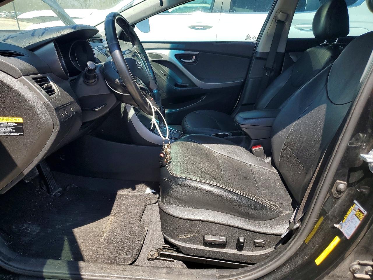 2013 Hyundai Elantra Limited Black vin: 5NPDH4AE9DH405665