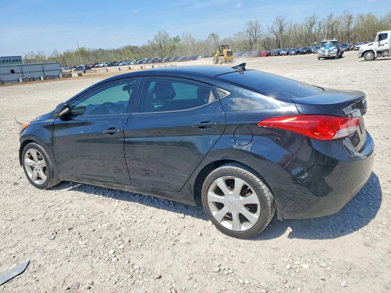 2013 Hyundai Elantra Limited Black vin: 5NPDH4AE9DH405665
