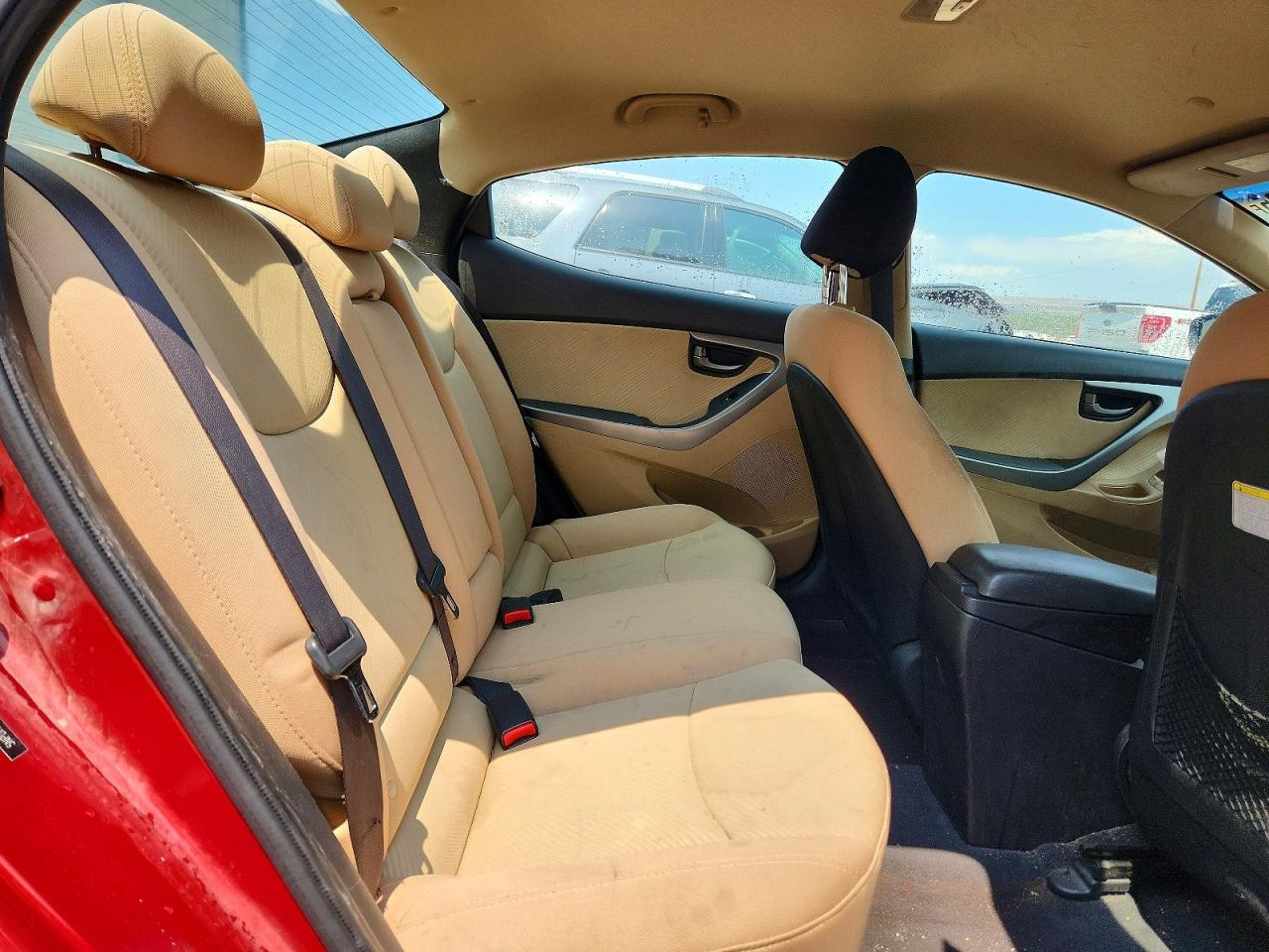 2013 Hyundai Elantra Gls Red vin: 5NPDH4AE9DH405780