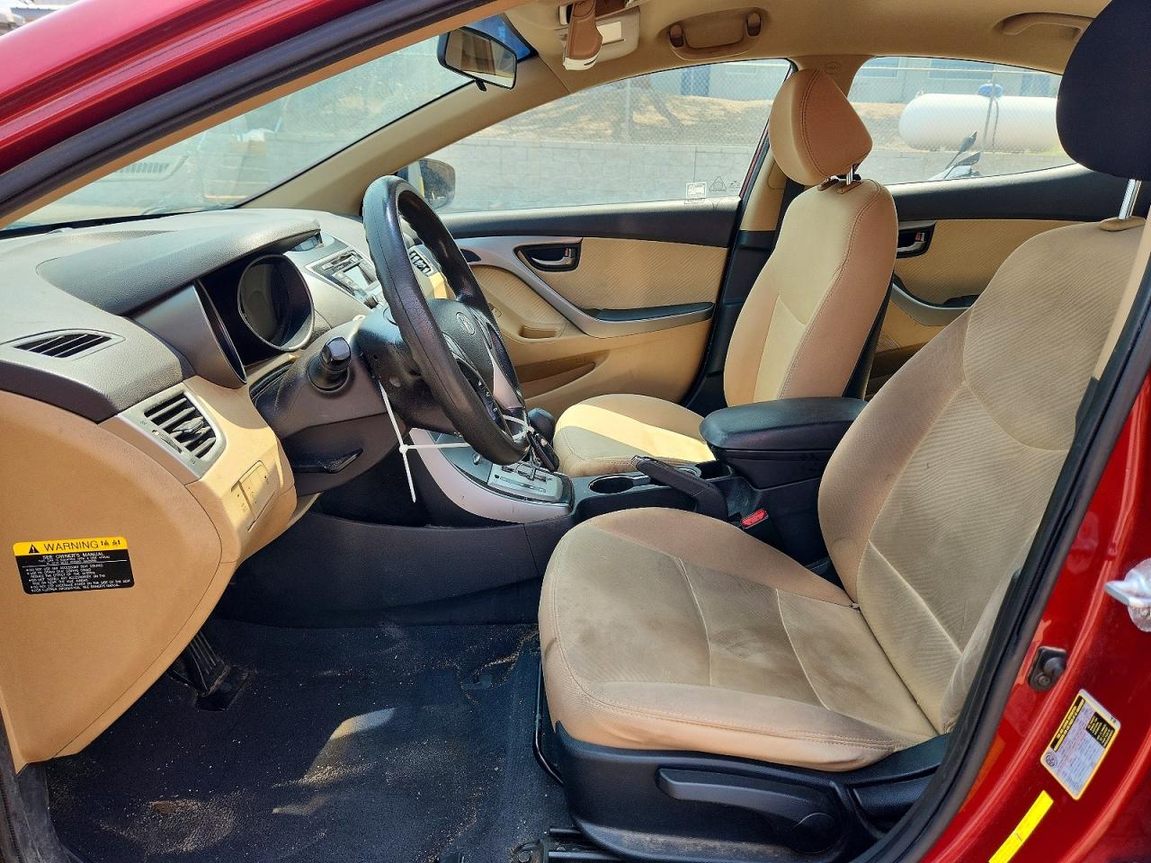 2013 Hyundai Elantra Gls Red vin: 5NPDH4AE9DH405780
