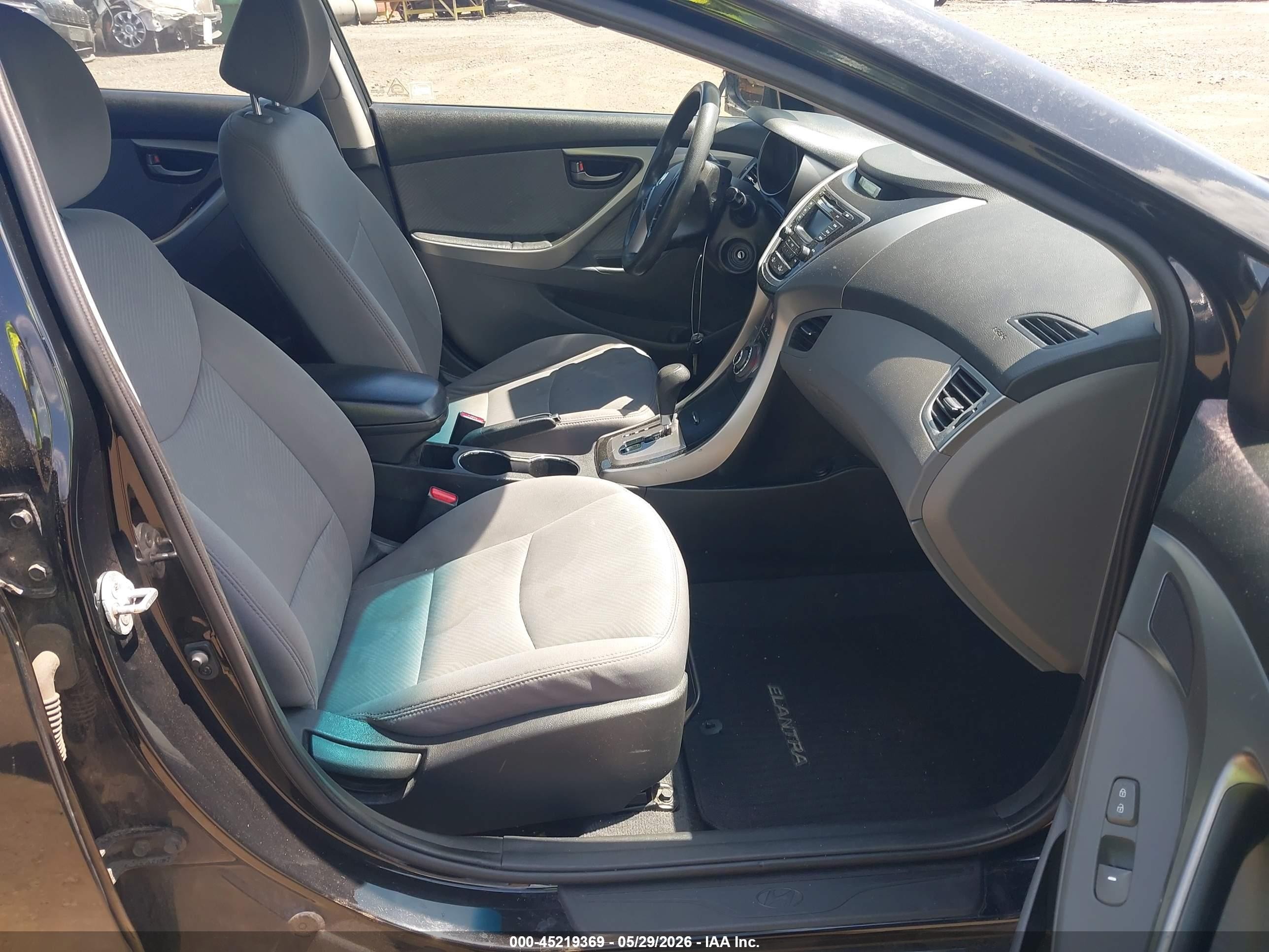 2013 Hyundai Elantra Gls Черный vin: 5NPDH4AE9DH413474