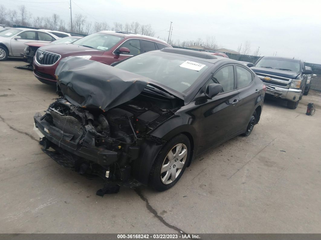 2013 Hyundai Elantra Limited Pzev Black vin: 5NPDH4AE9DH417332