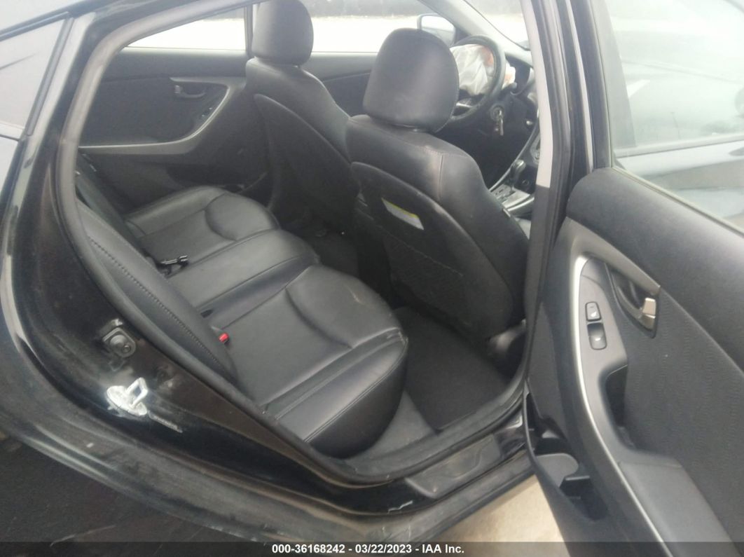 2013 Hyundai Elantra Limited Pzev Black vin: 5NPDH4AE9DH417332