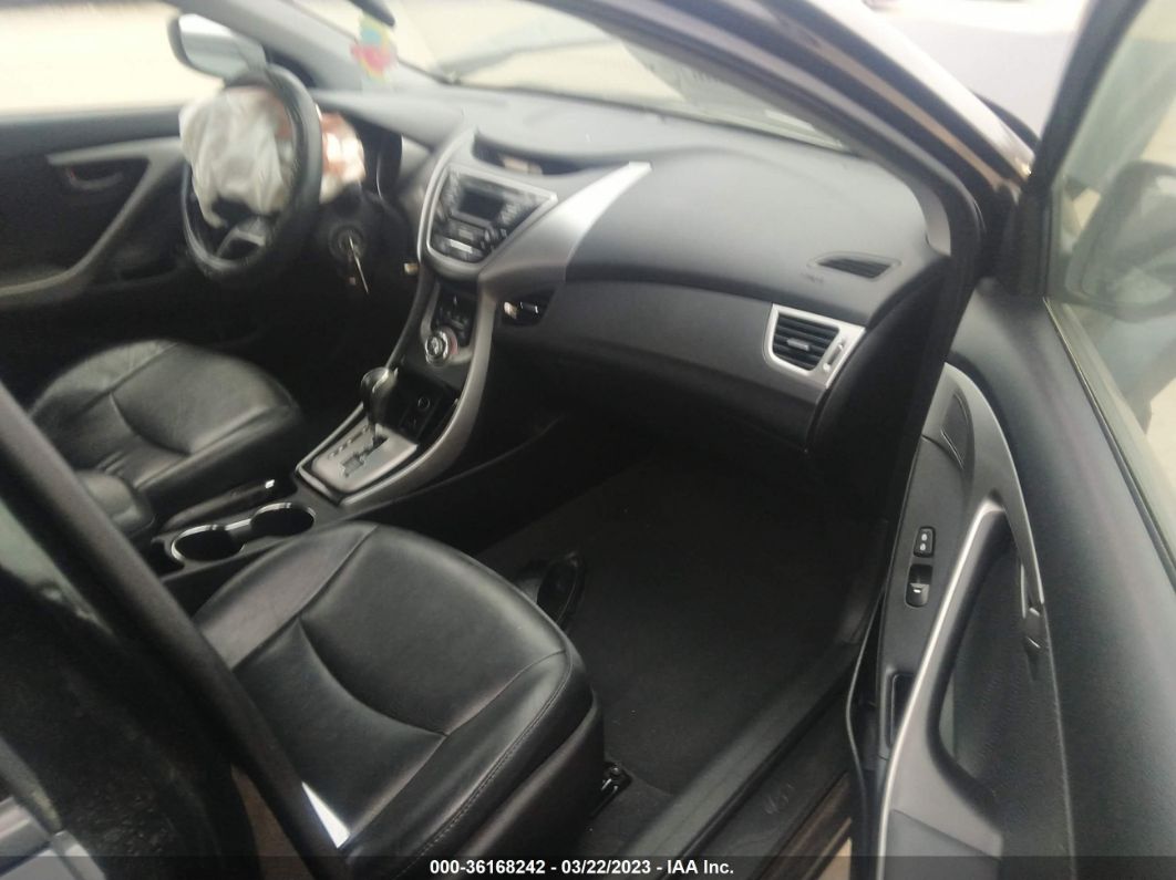 2013 Hyundai Elantra Limited Pzev Black vin: 5NPDH4AE9DH417332