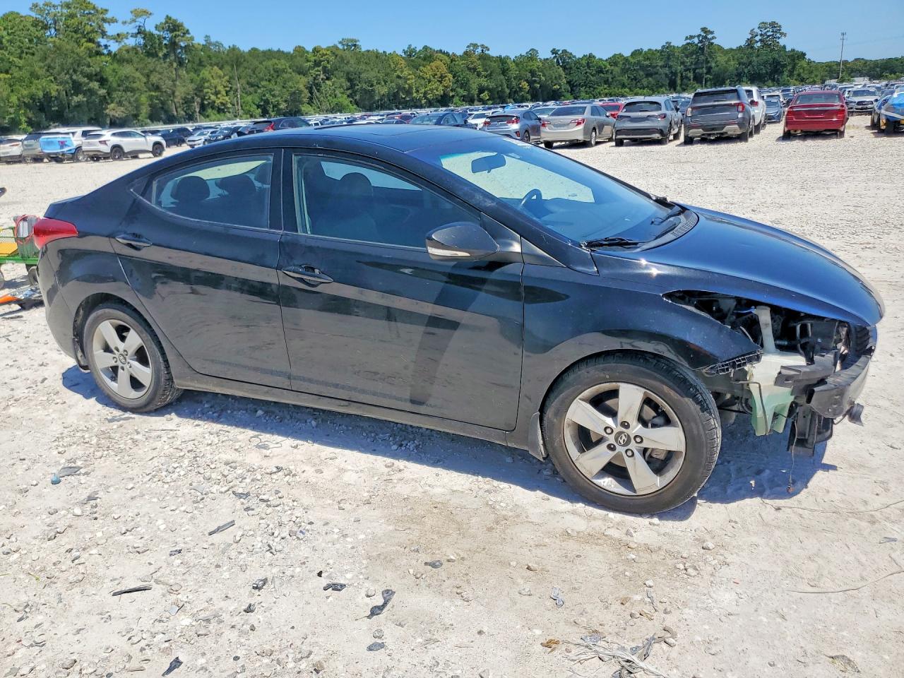 2013 Hyundai Elantra Limited Black vin: 5NPDH4AE9DH417332