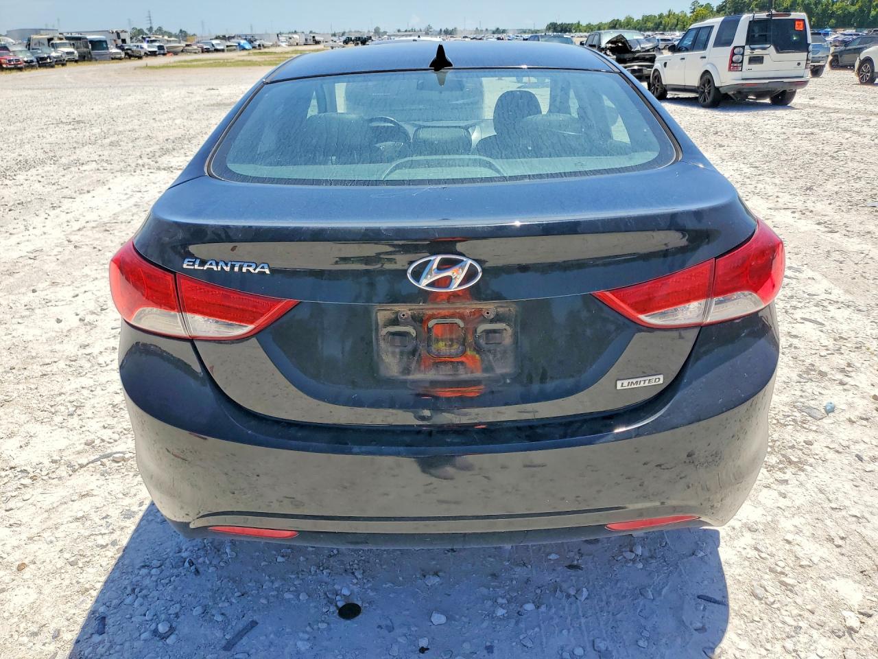 2013 Hyundai Elantra Limited Black vin: 5NPDH4AE9DH417332