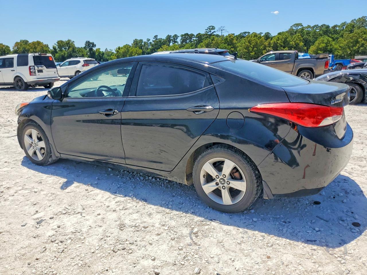 2013 Hyundai Elantra Limited Black vin: 5NPDH4AE9DH417332