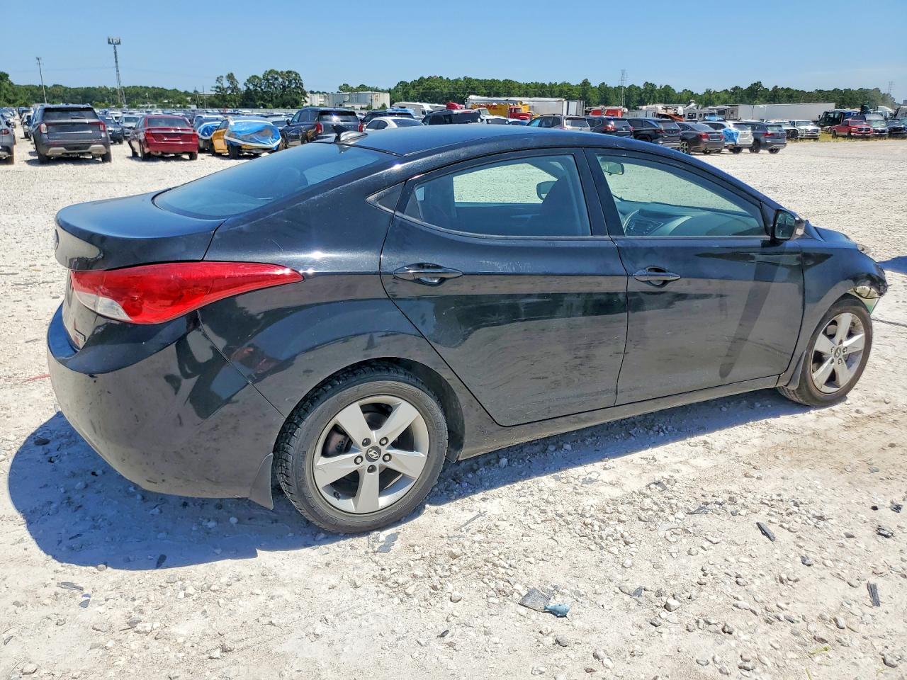 2013 Hyundai Elantra Limited Black vin: 5NPDH4AE9DH417332