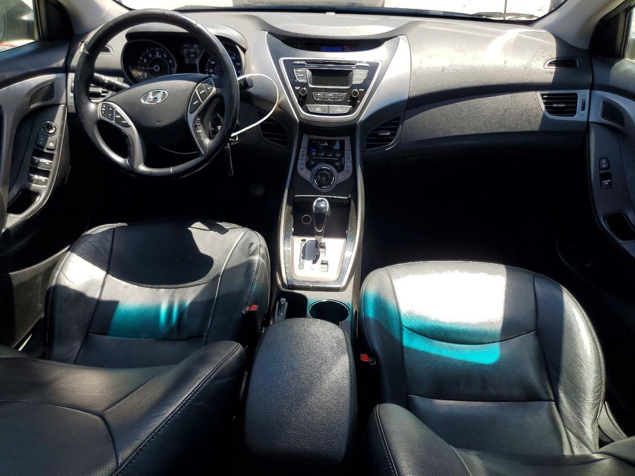 2013 Hyundai Elantra Limited Black vin: 5NPDH4AE9DH417332