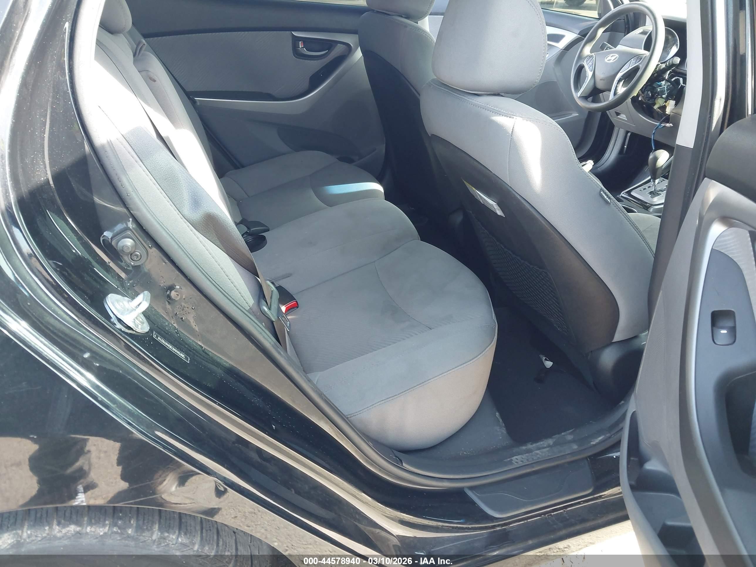 2013 Hyundai Elantra Gls Black vin: 5NPDH4AE9DH419274