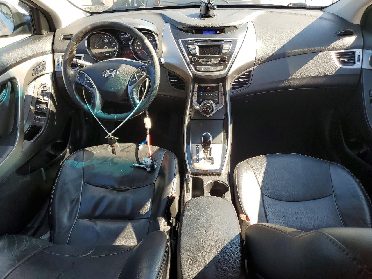 2013 Hyundai Elantra Limited Silver vin: 5NPDH4AE9DH421316