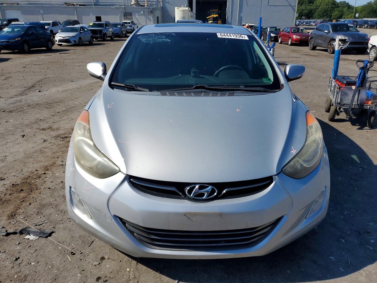 2013 Hyundai Elantra Limited Silver vin: 5NPDH4AE9DH421316