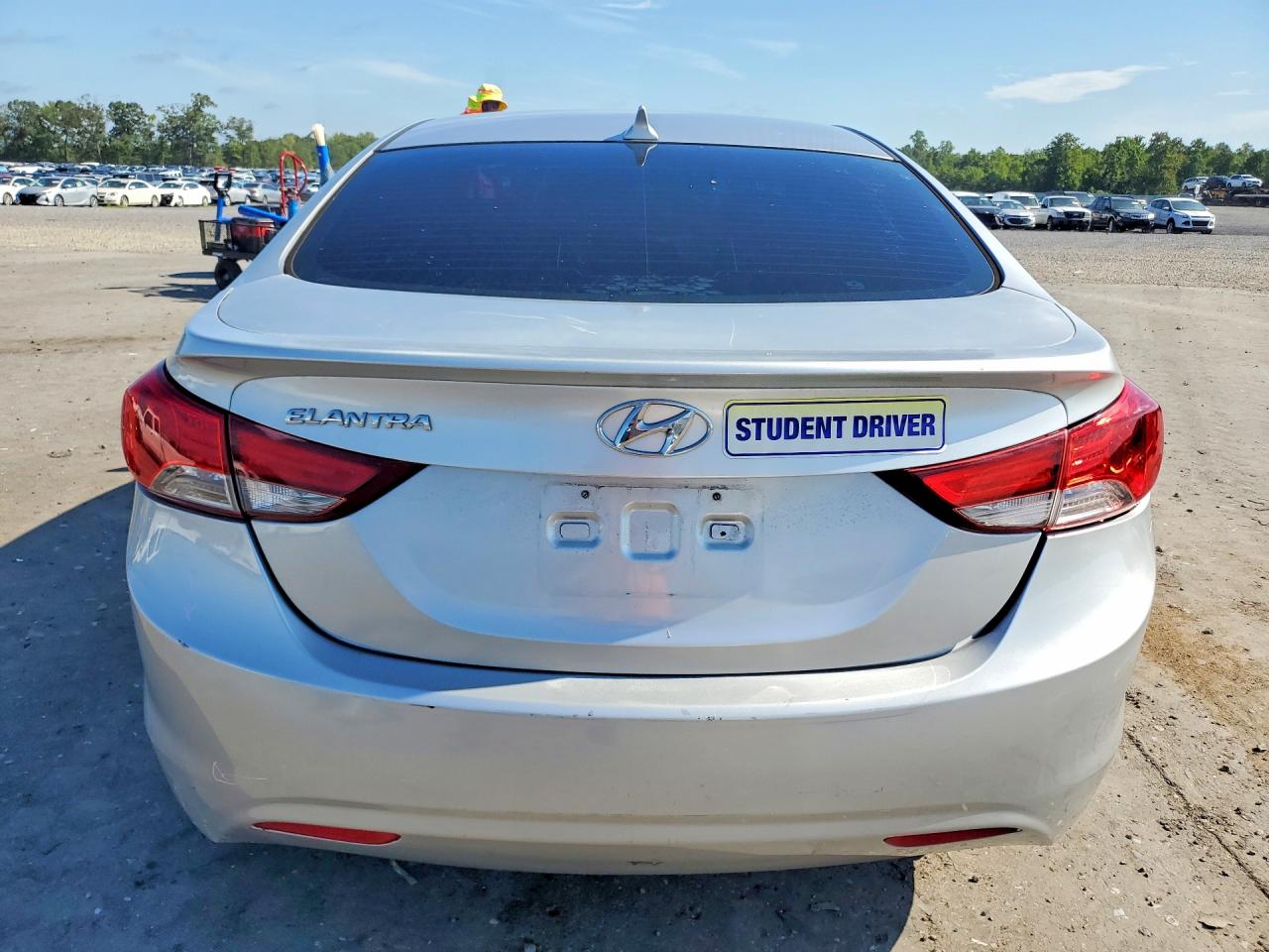 2013 Hyundai Elantra Limited Silver vin: 5NPDH4AE9DH421316
