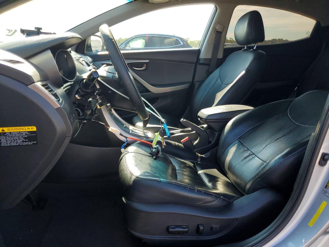 2013 Hyundai Elantra Limited Silver vin: 5NPDH4AE9DH421316