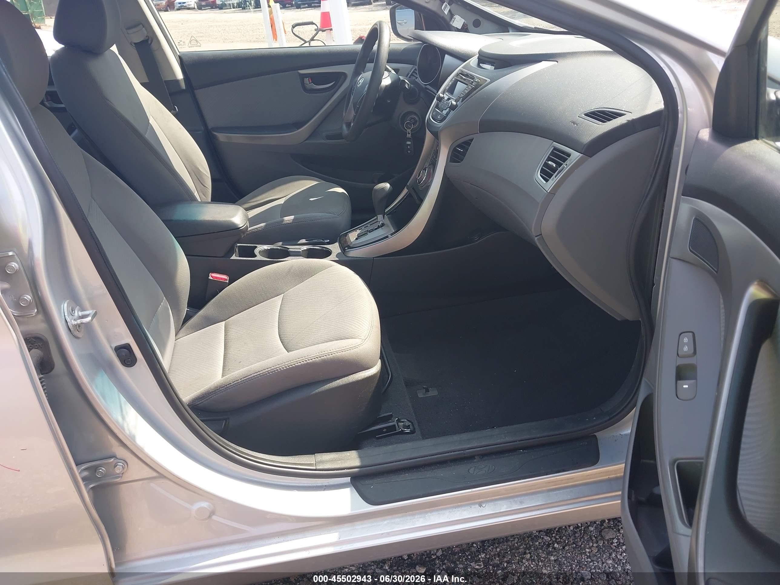2013 Hyundai Elantra Gls Gray vin: 5NPDH4AE9DH429920