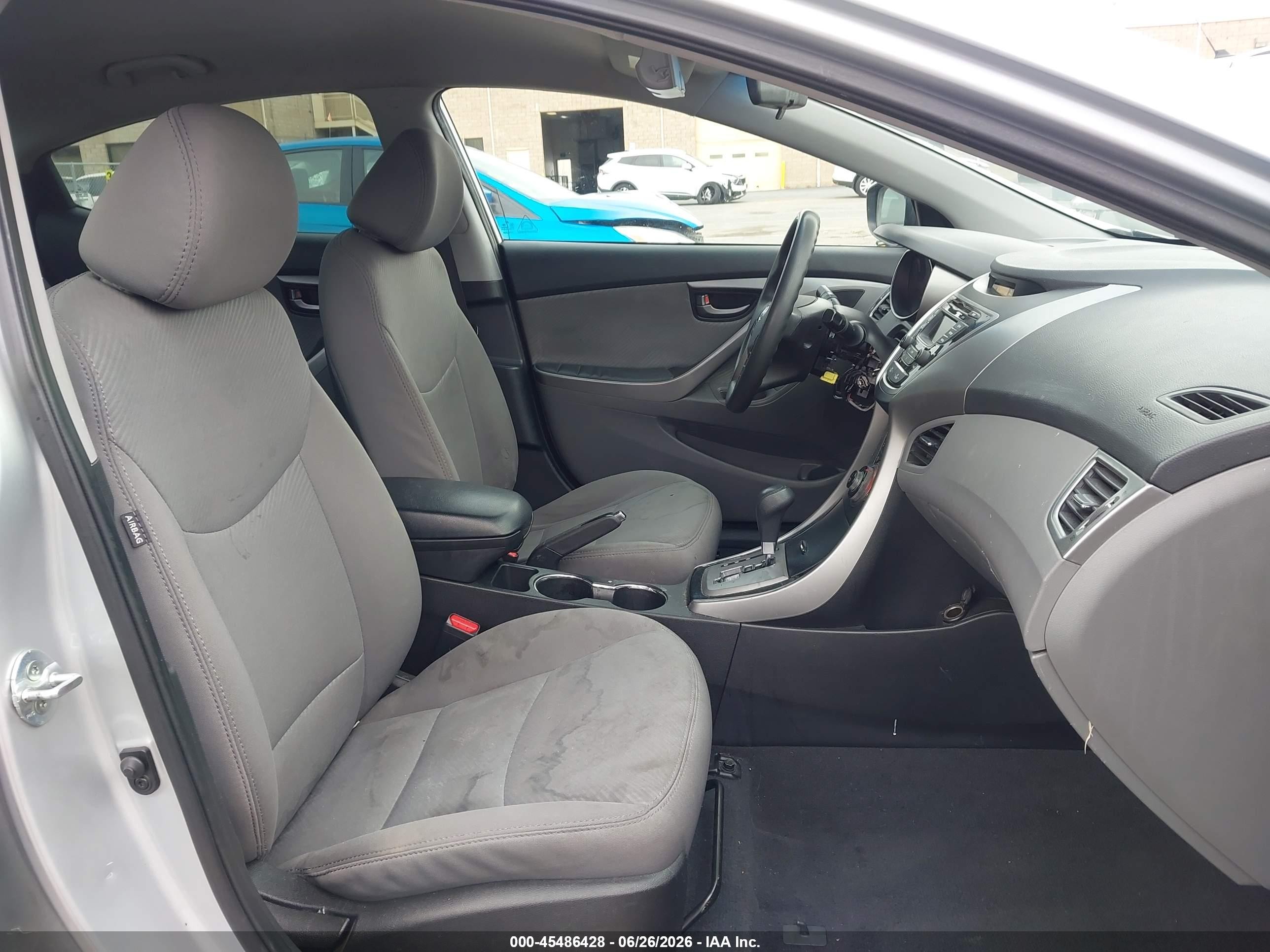 2013 Hyundai Elantra Gls Silver vin: 5NPDH4AE9DH432980