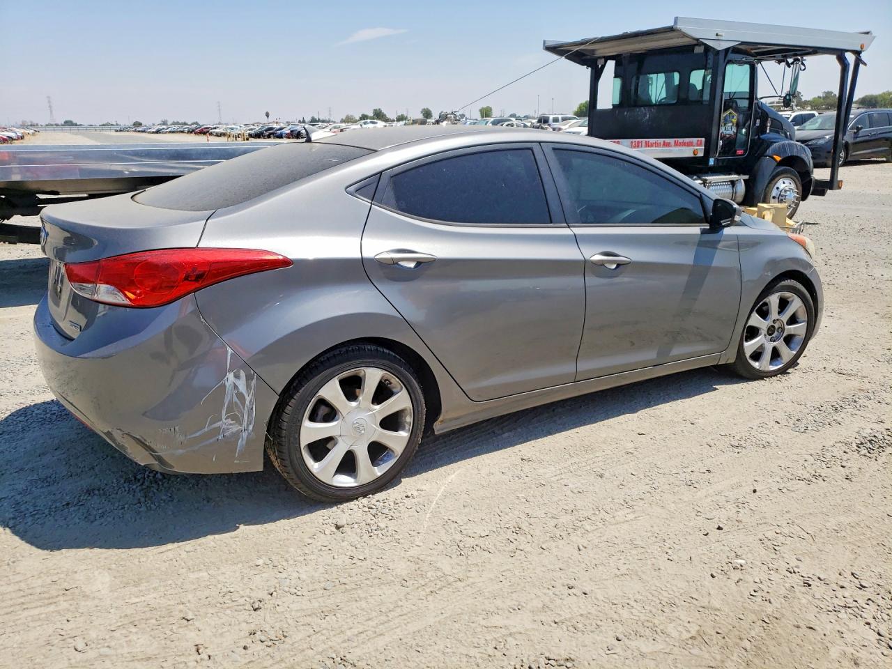 2013 Hyundai Elantra Limited Gray vin: 5NPDH4AE9DH434812