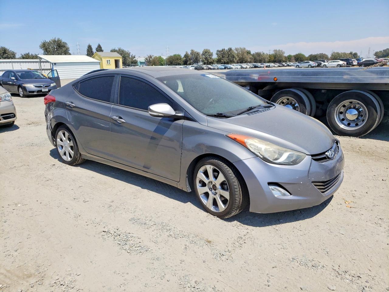 2013 Hyundai Elantra Limited Gray vin: 5NPDH4AE9DH434812