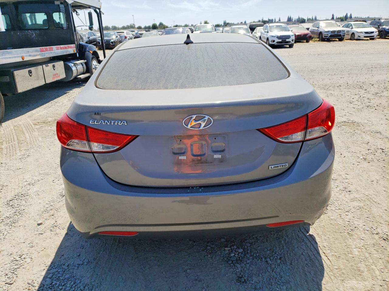 2013 Hyundai Elantra Limited Gray vin: 5NPDH4AE9DH434812