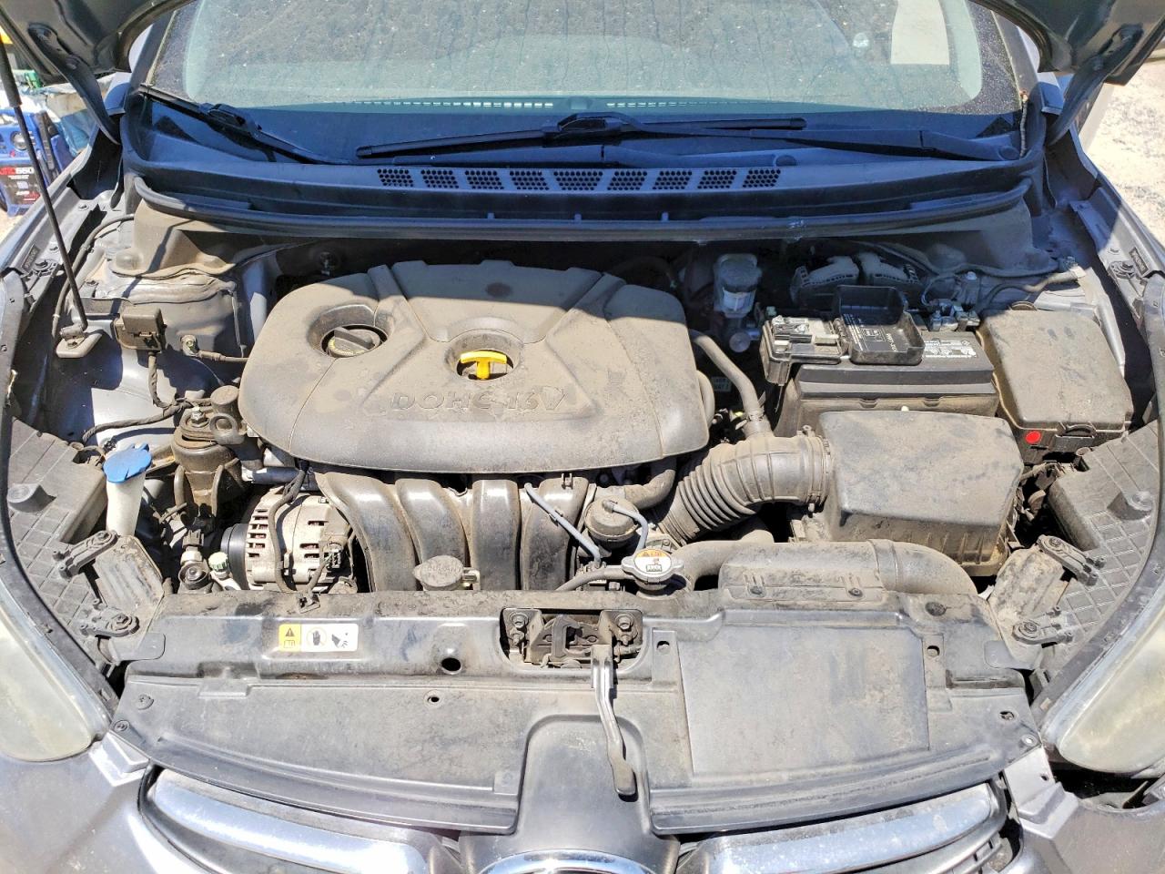 2013 Hyundai Elantra Limited Gray vin: 5NPDH4AE9DH434812