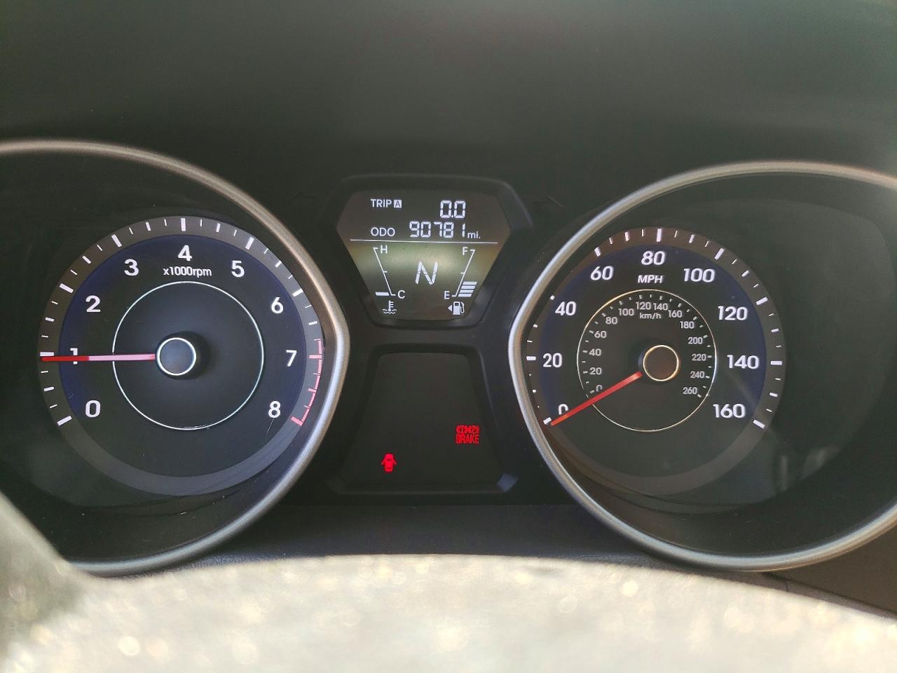 2013 Hyundai Elantra Limited Gray vin: 5NPDH4AE9DH434812