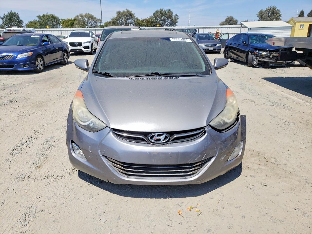 2013 Hyundai Elantra Limited Gray vin: 5NPDH4AE9DH434812