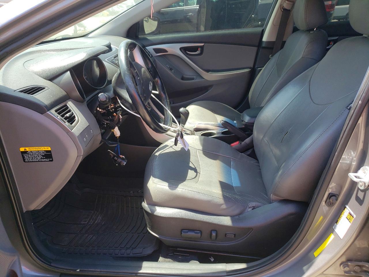 2013 Hyundai Elantra Limited Gray vin: 5NPDH4AE9DH434812