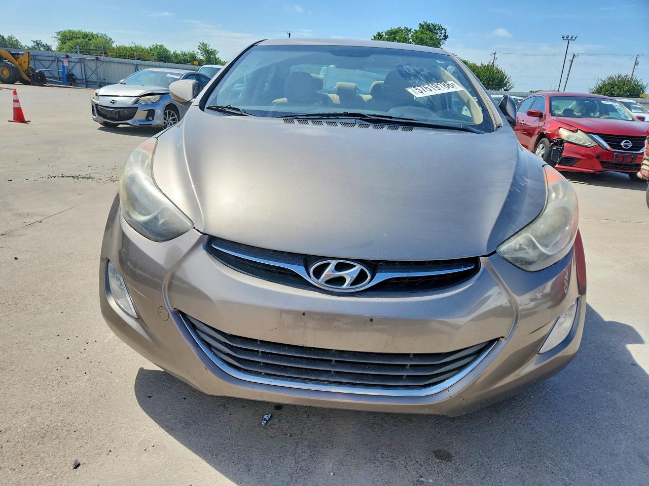 2013 Hyundai Elantra Gls Желто-коричневый vin: 5NPDH4AE9DH437077
