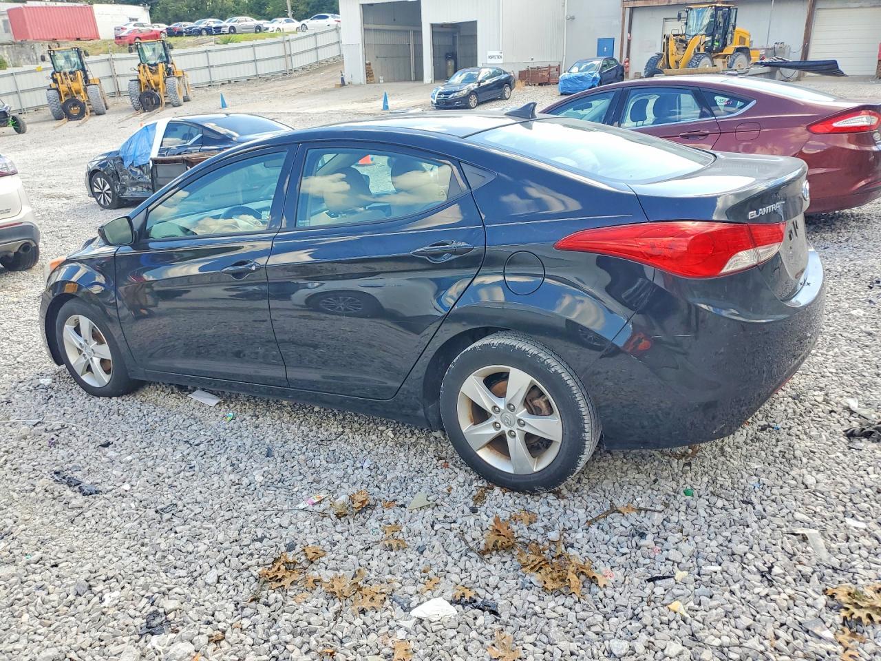 2013 Hyundai Elantra Gls Black vin: 5NPDH4AE9DH439864