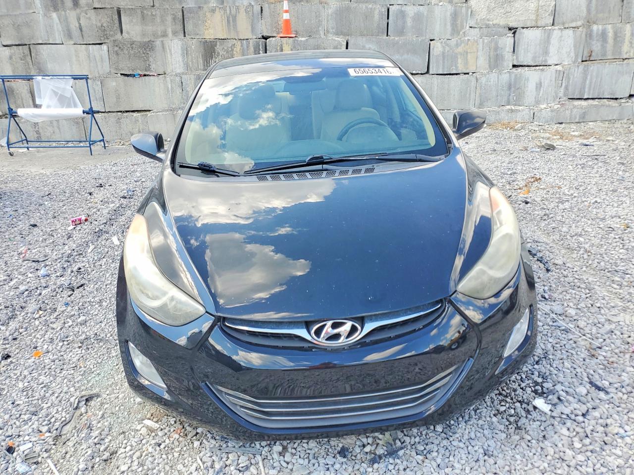 2013 Hyundai Elantra Gls Black vin: 5NPDH4AE9DH439864