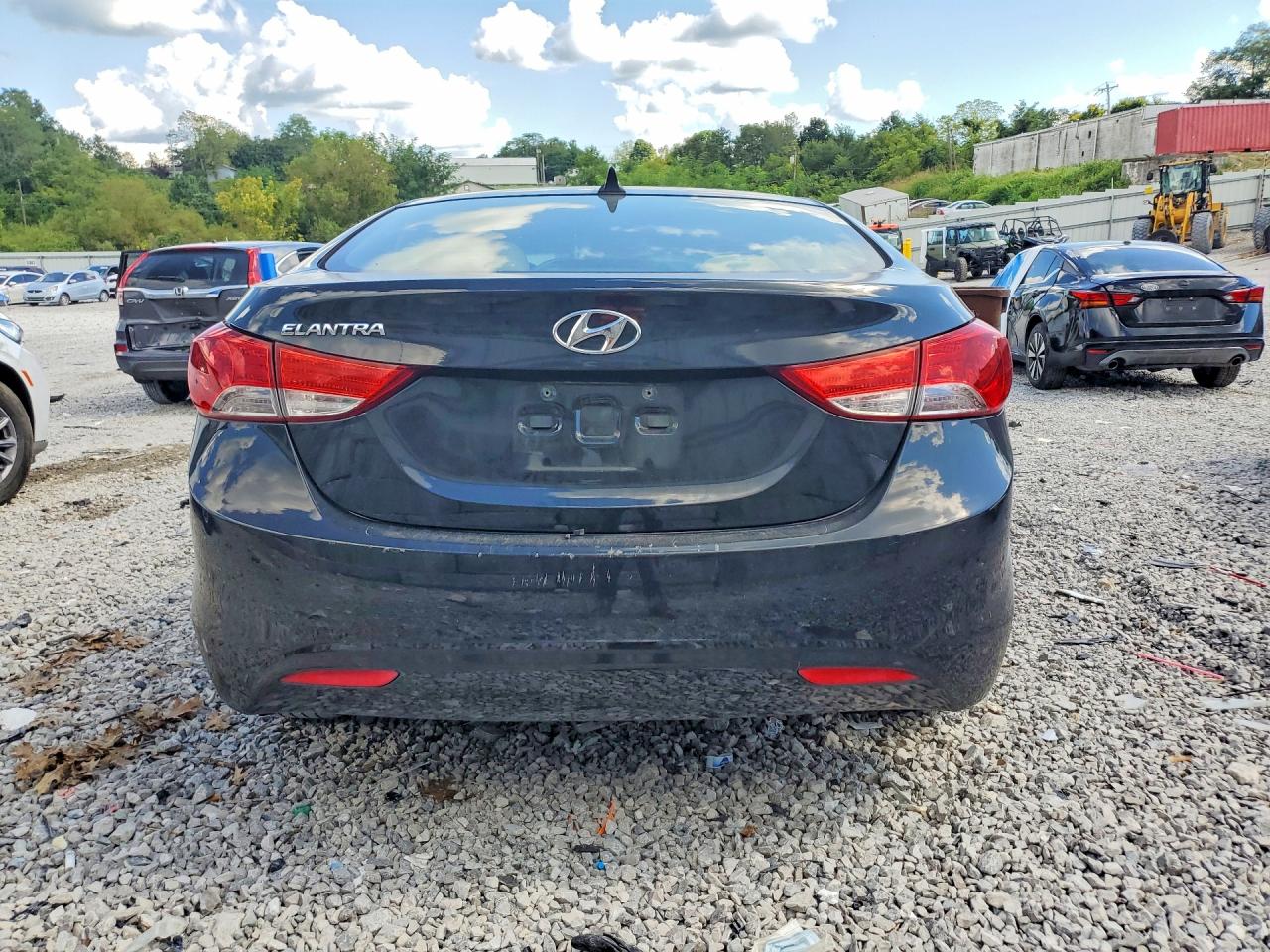 2013 Hyundai Elantra Gls Black vin: 5NPDH4AE9DH439864